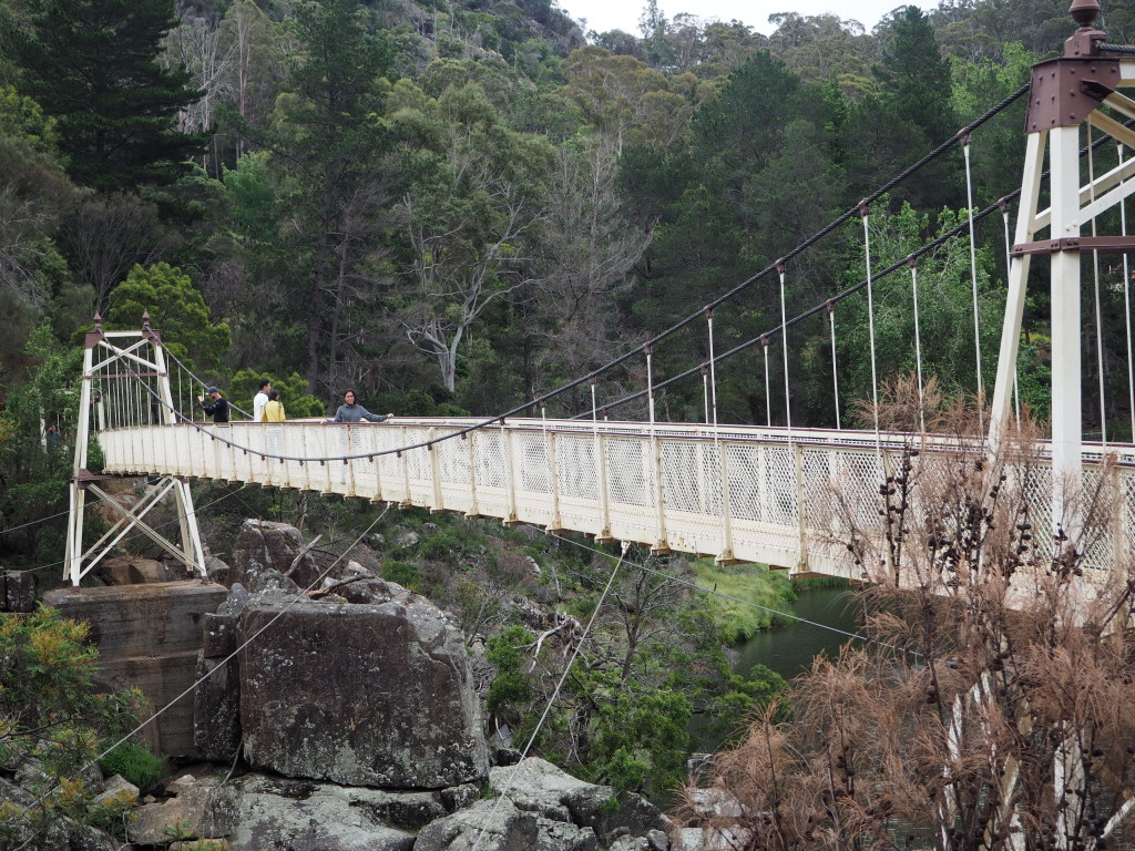  I have fear of heights. It took me a couple of minutes before I was able to cross the bridge